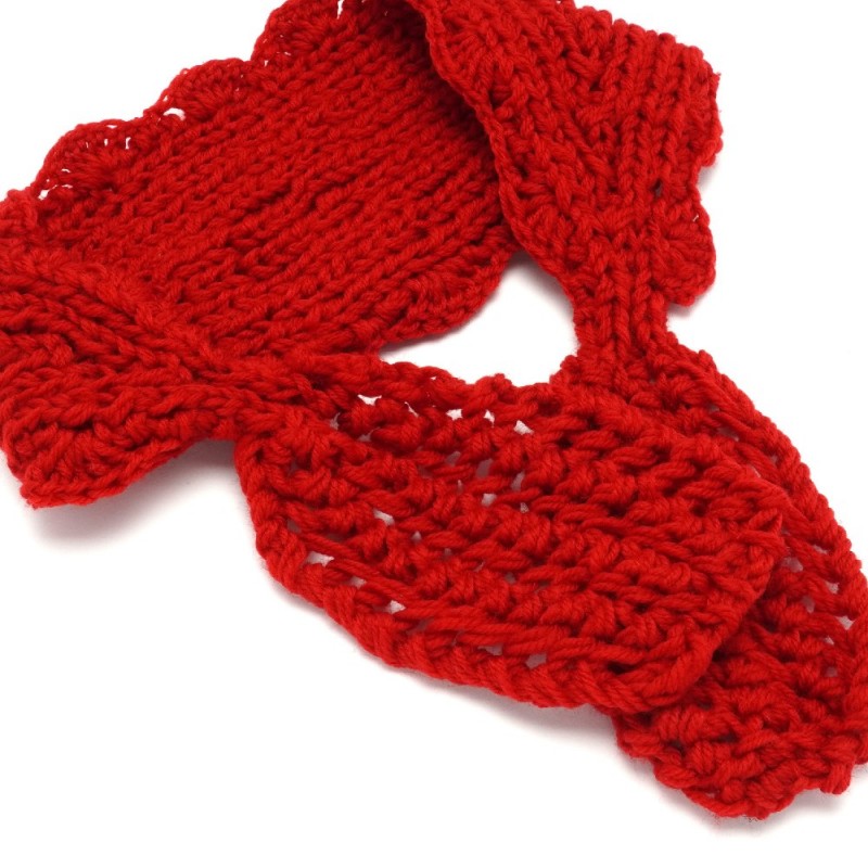 Повязка вязаная на голову (15923) вариант 04