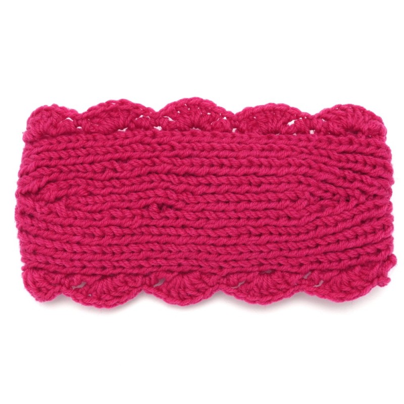 Повязка вязаная на голову (15923) вариант 05