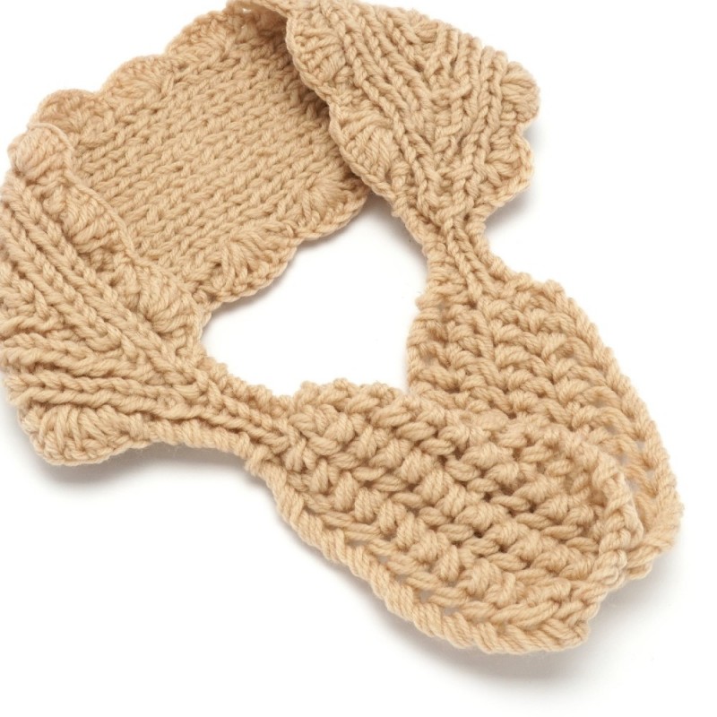 Повязка вязаная на голову (15923) вариант 06