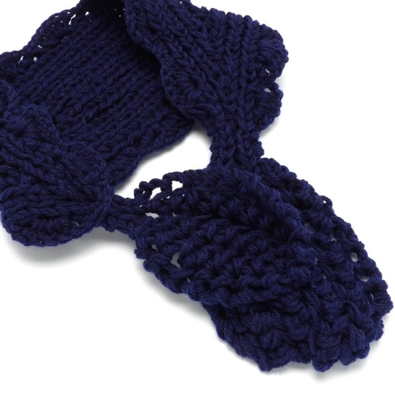 Повязка вязаная на голову (15923) вариант 09