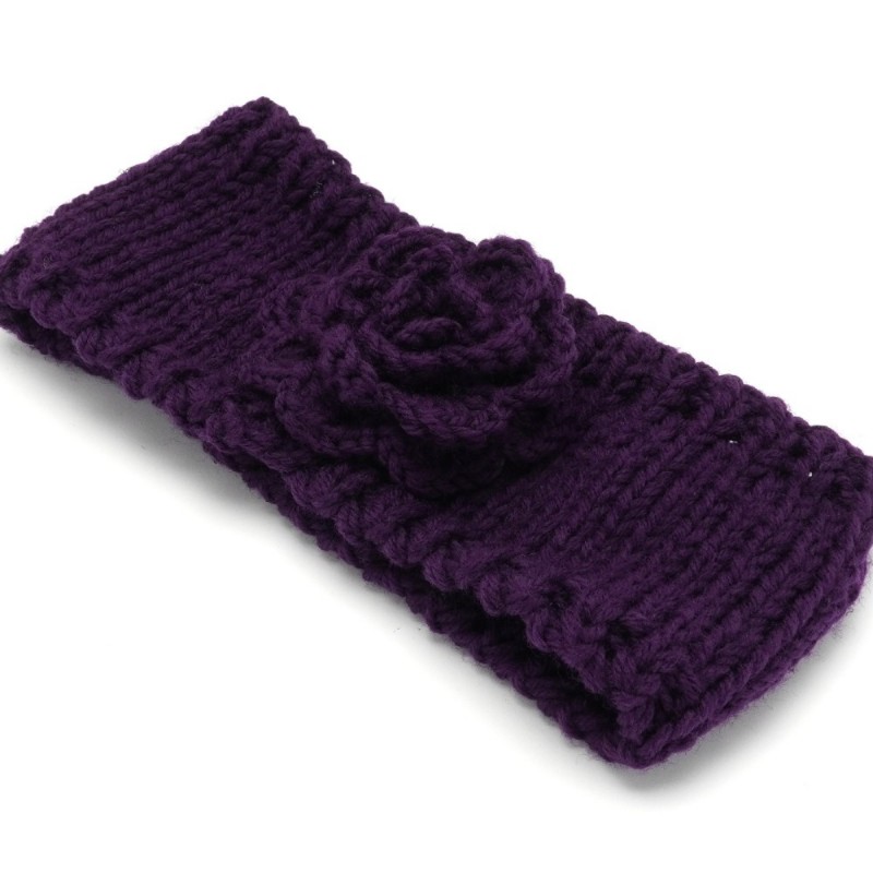 Повязка вязаная на голову (15924) вариант 10