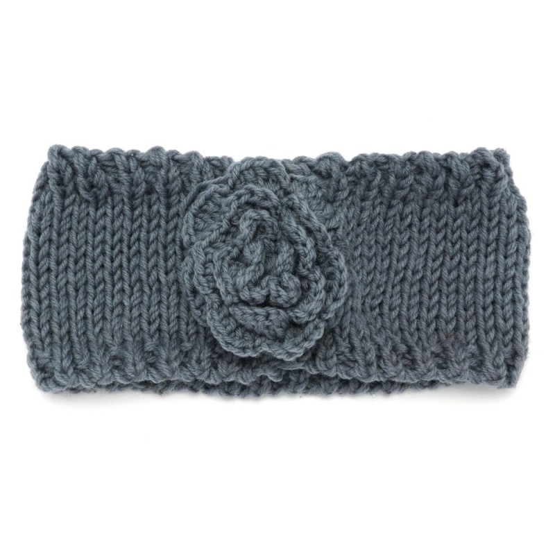 Повязка вязаная на голову (15924) вариант 02