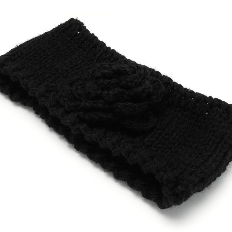 Повязка вязаная на голову (15924) вариант 03