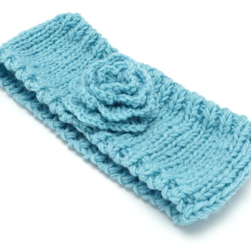 Повязка вязаная на голову (15924) вариант 08