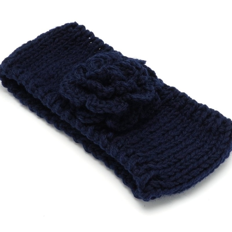 Повязка вязаная на голову (15924) вариант 09