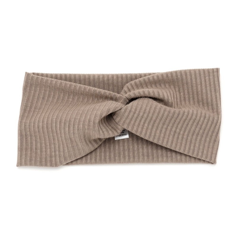 Повязка-чалма из трикотажной ткани широкий рубчик (16033) вариант 12