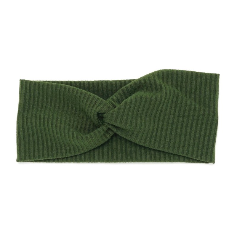 Повязка-чалма из трикотажной ткани широкий рубчик (16033) вариант 05