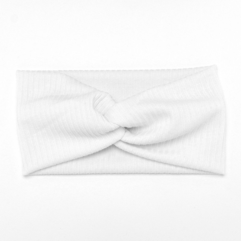Повязка-чалма из трикотажной ткани широкий рубчик (16033) вариант 02