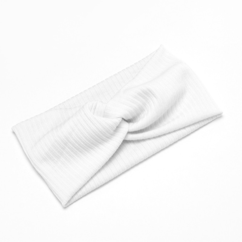 Повязка-чалма из трикотажной ткани широкий рубчик (16033) вариант 02