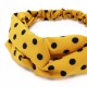 Повязка-чалма из софтовой ткани с принтом средний горох (28855) вариант 07