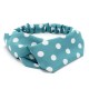 Повязка-чалма из софтовой ткани с принтом средний горох (28855) вариант 09