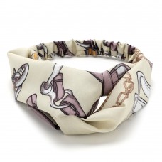 Повязка-чалма из софтовой ткани с принтом (23003) вариант 04