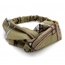 Повязка-чалма из софтовой ткани с принтом (23003) вариант 05