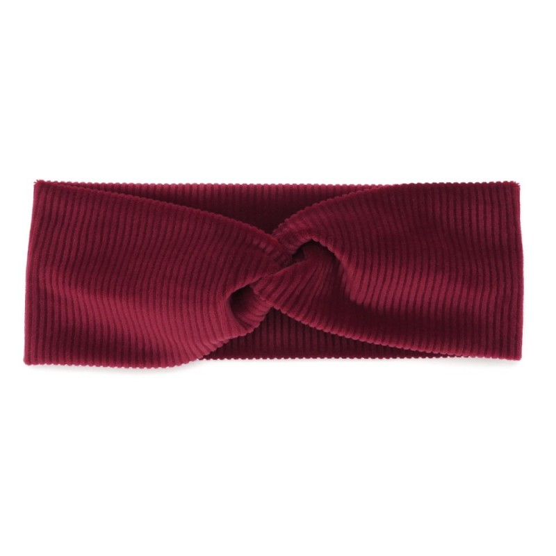 Повязка-чалма из вельветовой ткани (23658) вариант 04