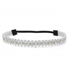 Повязка на голову греческая со стразами (24929) вариант 01