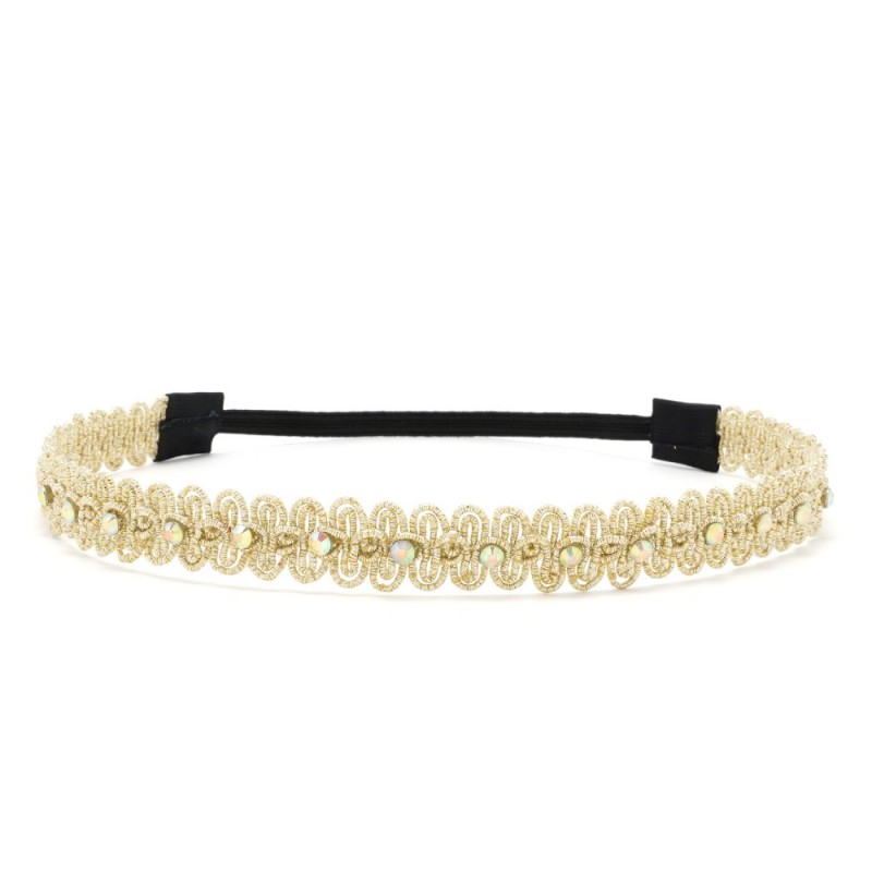 Повязка на голову греческая со стразами (24929) вариант 02