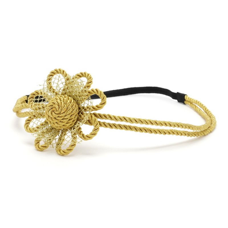 Повязка на голову греческая с цветком (24942) вариант 02