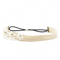 Повязка на голову греческая с цветочками (24955) вариант 03