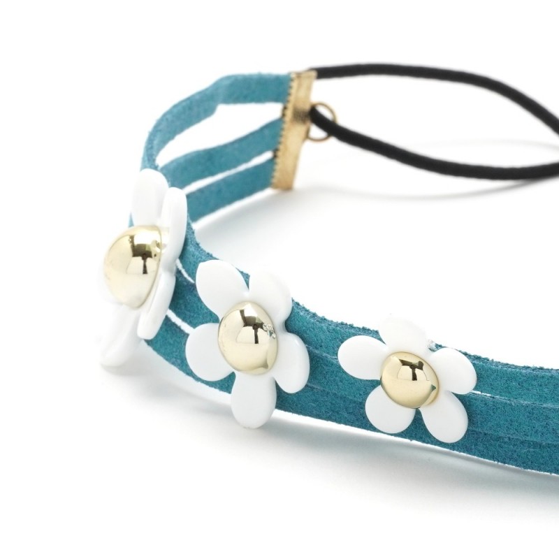 Повязка на голову греческая с цветочками (24955) вариант 06