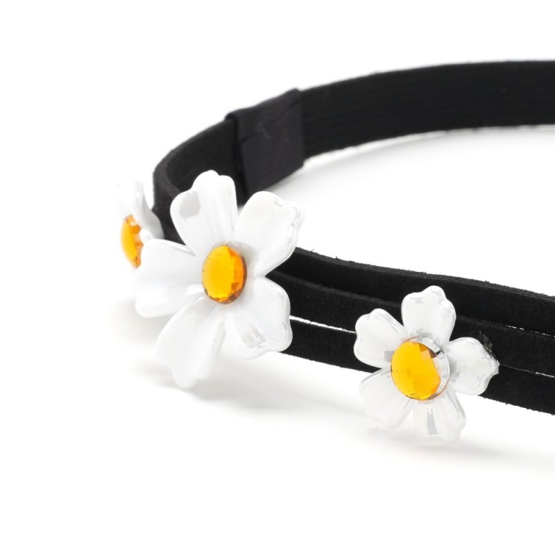 Повязка на голову греческая с цветочками (24968) вариант 01