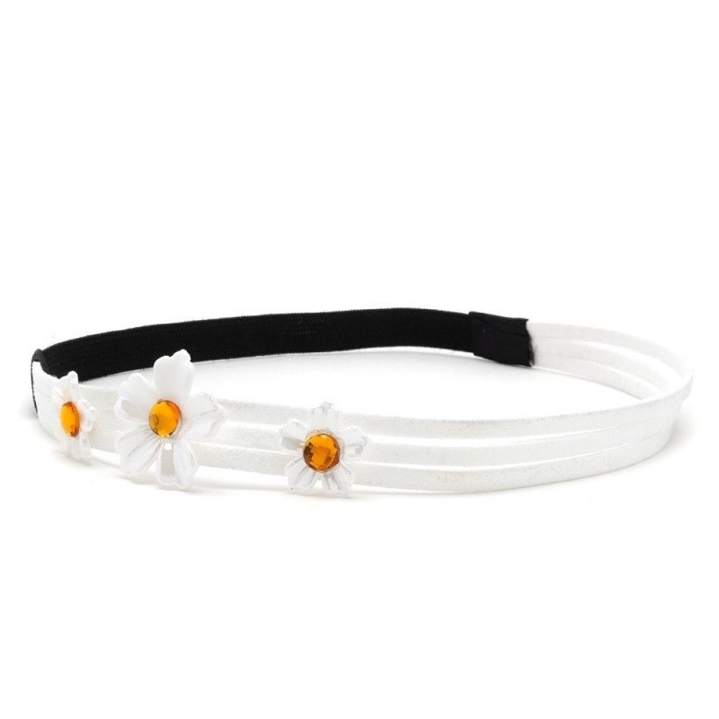 Повязка на голову греческая с цветочками (24968) вариант 02