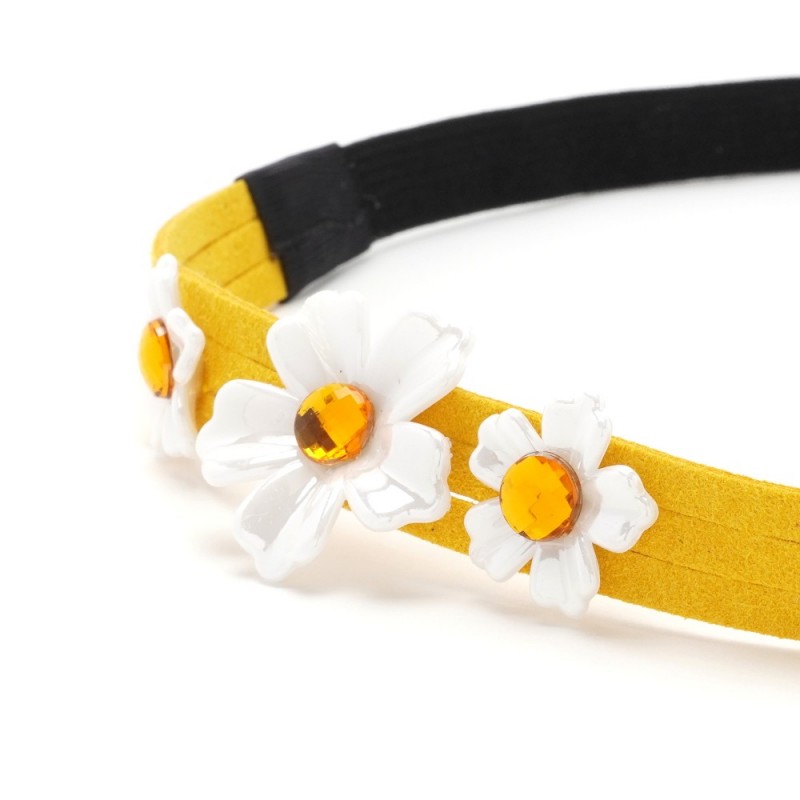 Повязка на голову греческая с цветочками (24968) вариант 03