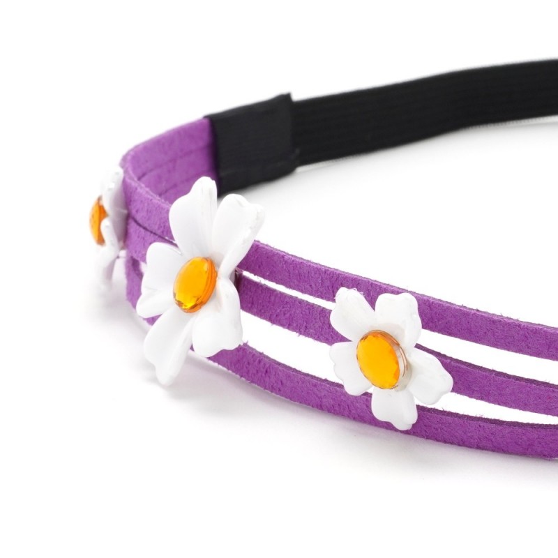 Повязка на голову греческая с цветочками (24968) вариант 05