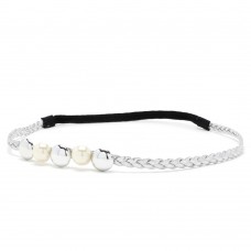 Повязка на голову греческая с бусинами (24990) вариант 01