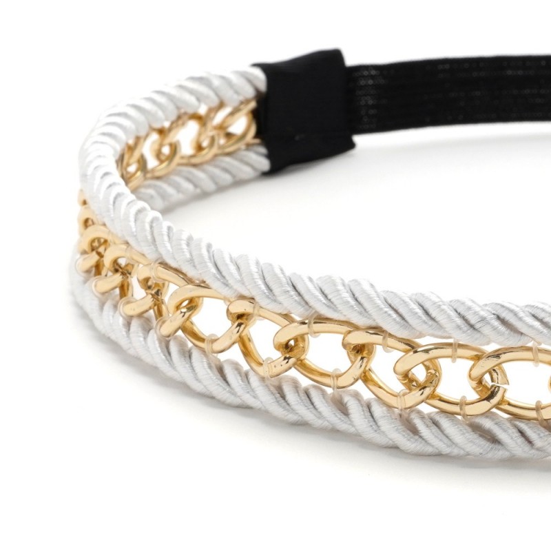 Повязка на голову греческая с цепью (24995) вариант 02