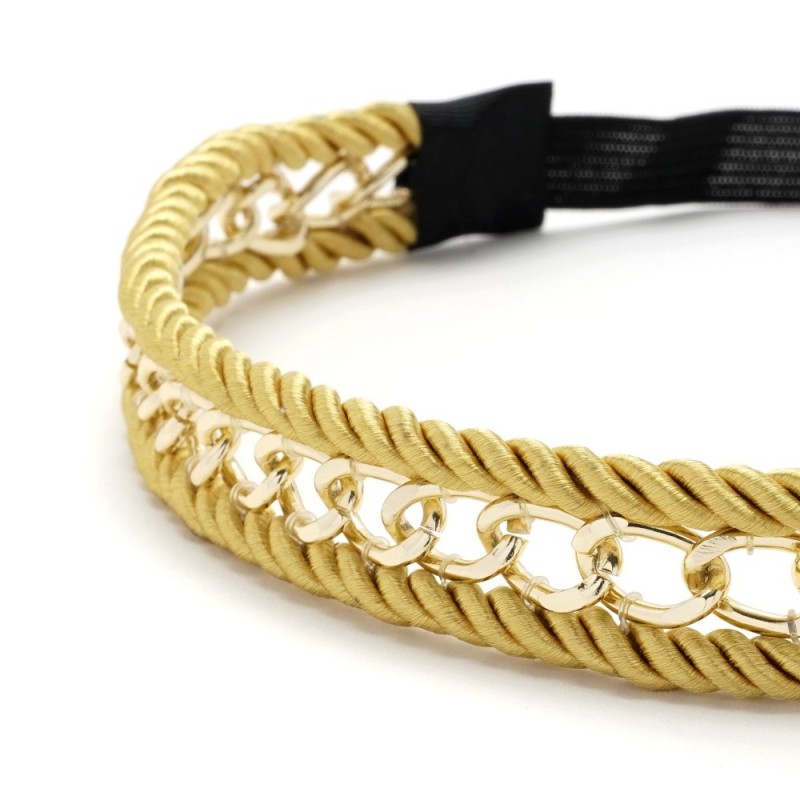 Повязка на голову греческая с цепью (24995) вариант 04