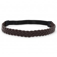 Повязка на голову коса из экокожи (25017) вариант 02