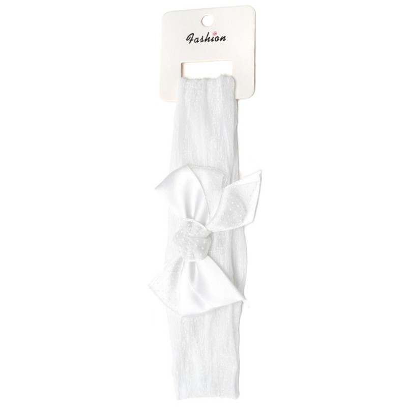 Повязка для волос с бантиком (27052) вариант 01