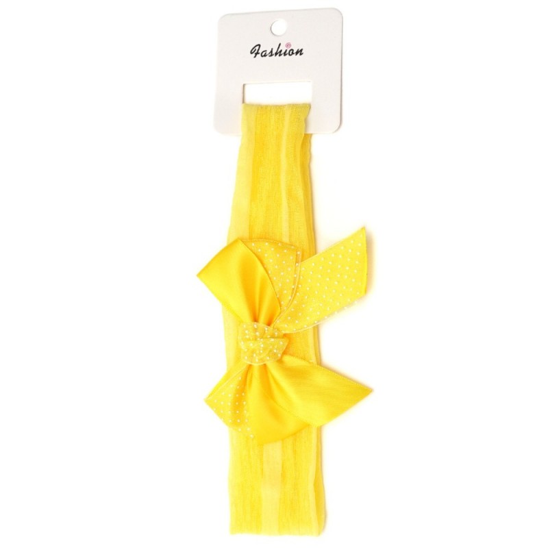 Повязка для волос с бантиком (27052) вариант 02