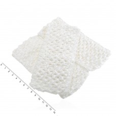 Набор повязок-заготовок для волос белые (8204)