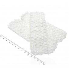 Набор повязок-заготовок для волос белые (8205)