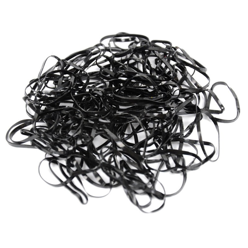 Набор силиконовых резинок-тропиканок для афрокосичек тонкая нарезка (1313)