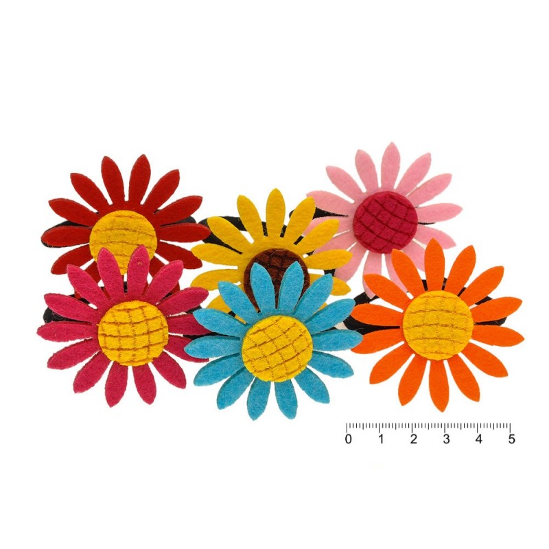 Набор резинок для волос с подсолнухами (13227)