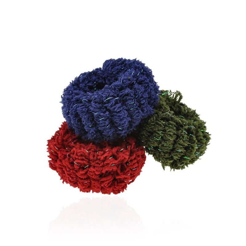 Набор резинок для волос махровый (1348)