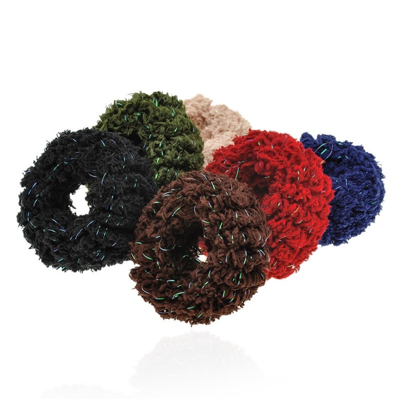 Набор резинок для волос махровый (1348)