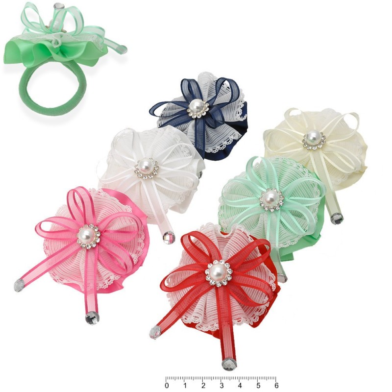 (29-14343) Набор резинок-бантов для волос