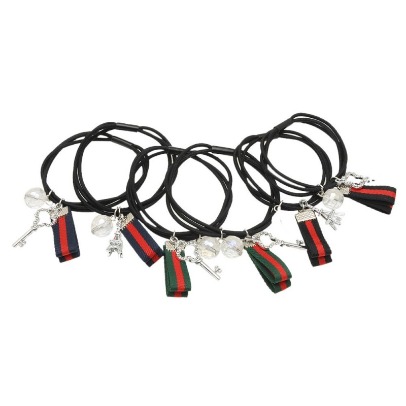 Набор резинок для волос с лентой (14812)