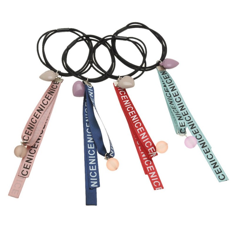 Набор резинок для волос с лентой (14817)