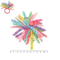 (02-14823) Набор резинок-бантов для волос с рюшиками