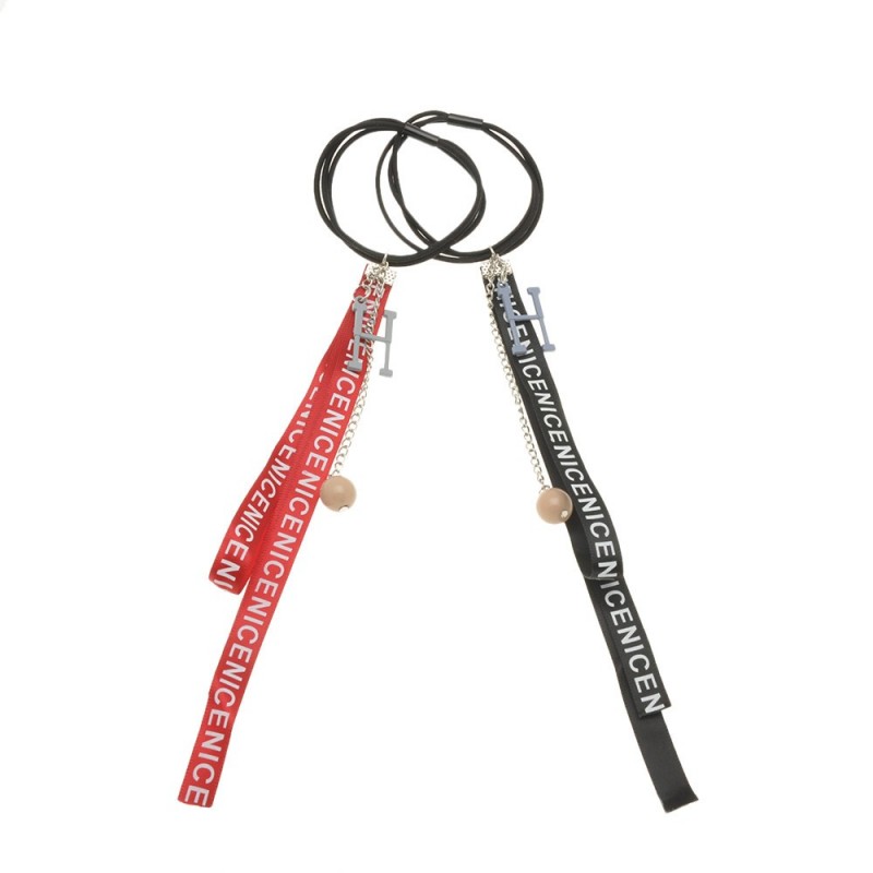 Набор резинок для волос с лентой (14844)