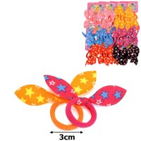 Набор резинок для волос солоха с принтом звёздочки (15296)