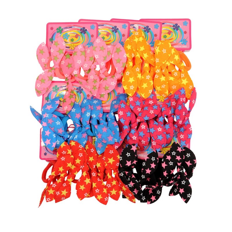 Набор резинок для волос солоха с принтом звёздочки (15296)