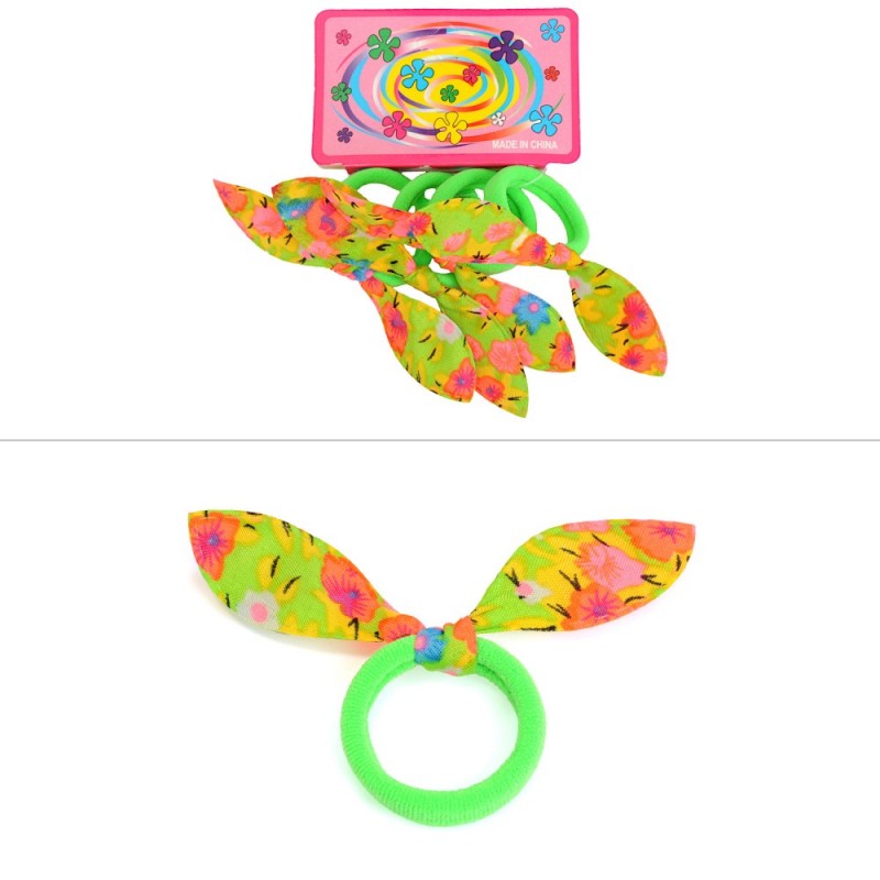 Набор резинок для волос солоха с принтом цветочки (15298)