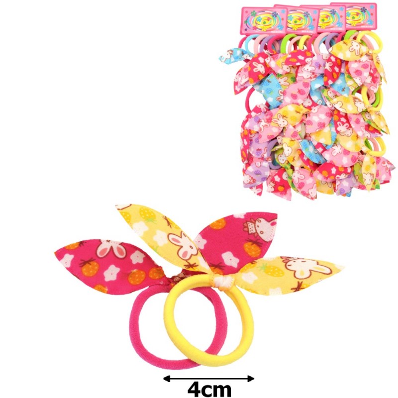 Набор резинок для волос солоха с принтом зайчик (15301)