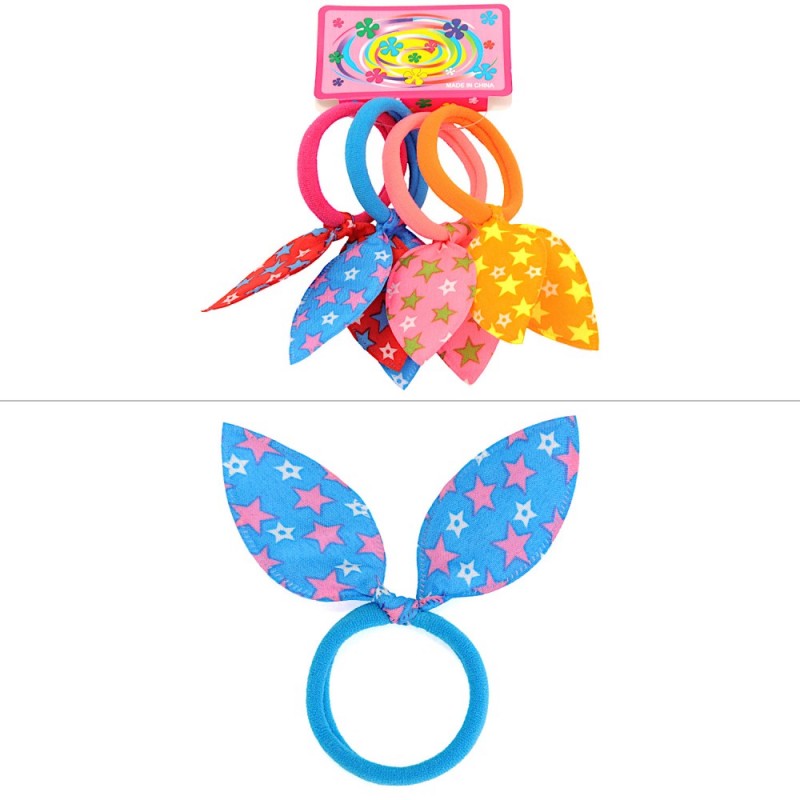 Набор резинок для волос солоха с принтом звёздочки (15306)