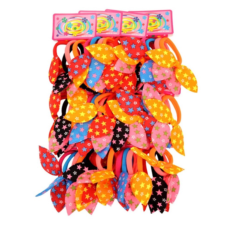 Набор резинок для волос солоха с принтом звёздочки (15306)